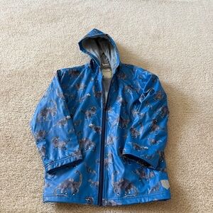 Hatley Blue and Gray Kids' Raincoat